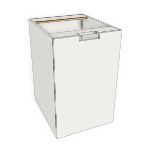 Single Right Hinged Door Kitchen Base Cabinet 500mm Exposed Edge Modular Kitchen