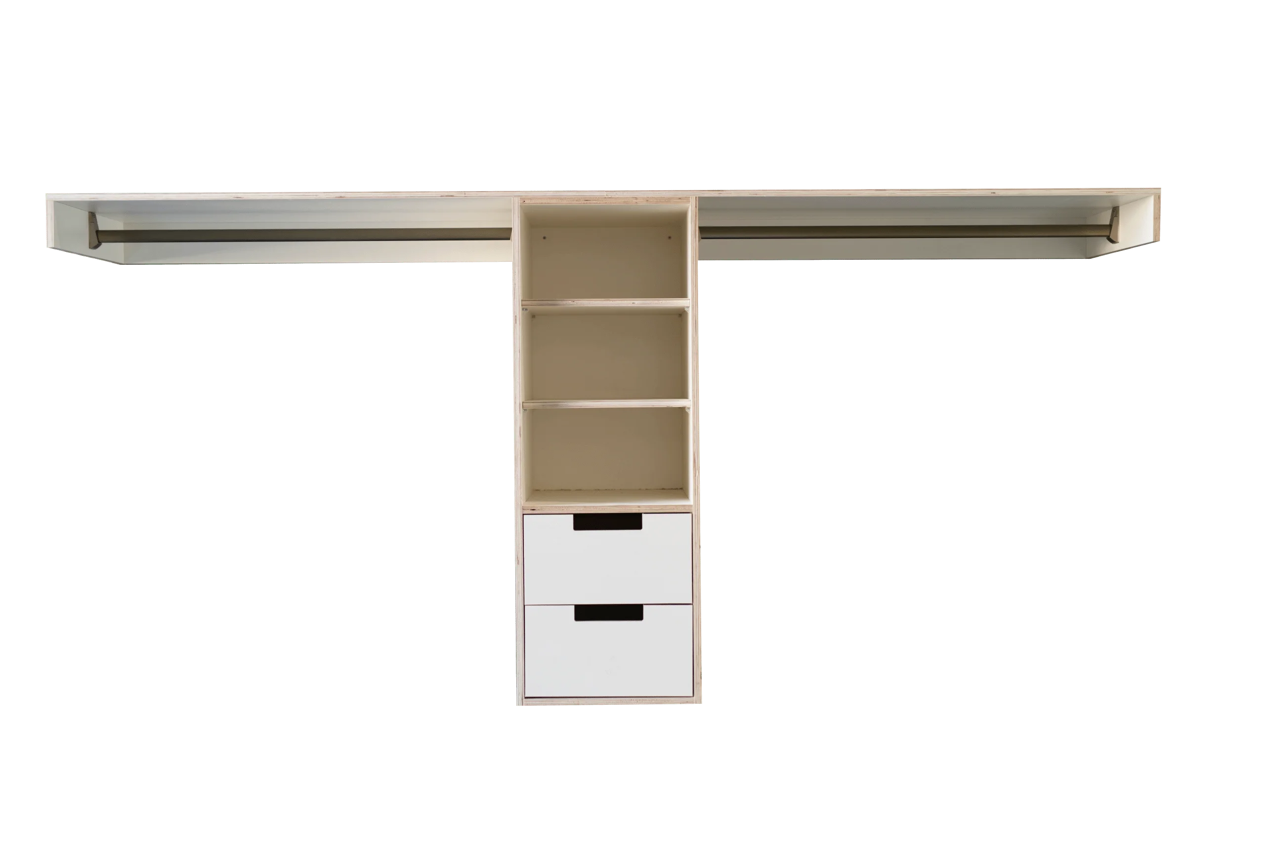 Remove term: Simple Two Single Hanging Spaces Wardrobe Simple Two Single Hanging Spaces Wardrobe