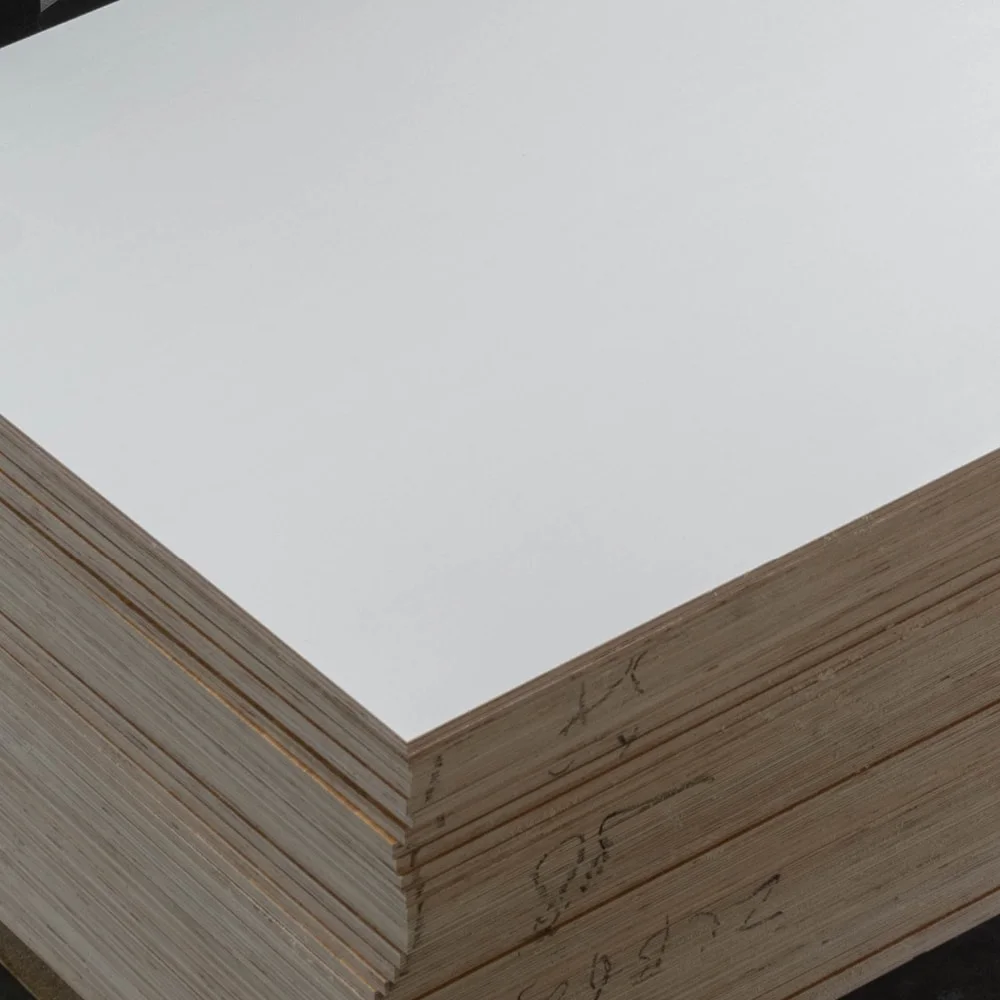 16mm Plywood sheet – Warm White Pitted Melamine Plywood 4