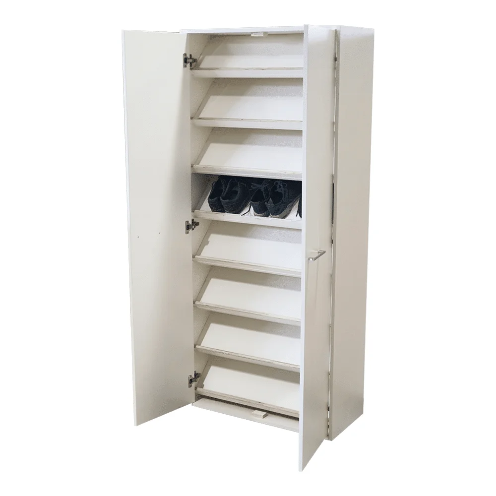 Tall 2-Door Shoe Shelf Cabinet