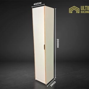 Plywood free standing tall storage cabinet 2000H LH side Soft close hinges Furniture