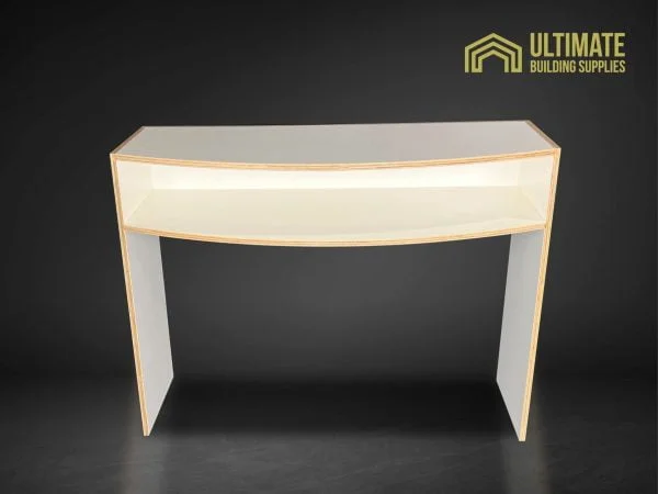 Plywood free-standing console 1200H x 395 x 395mm Furniture 6