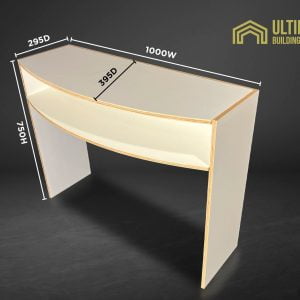Plywood free-standing console 1200H x 395 x 395mm Furniture