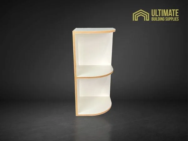 Plywood Corner round wall mounted shelf Furniture 5
