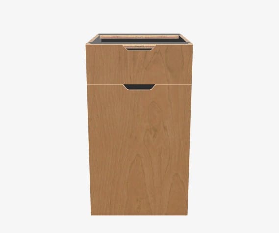 2-Door and 3-Drawer Tall Storage Cabinet Kitchens 8