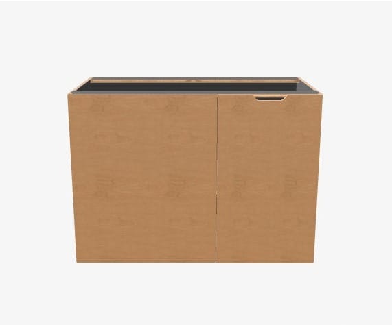 2-Door and 3-Drawer Tall Storage Cabinet Kitchens 4