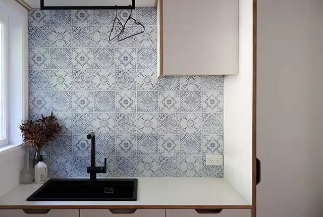 Custom plywood kitchen, Auckland